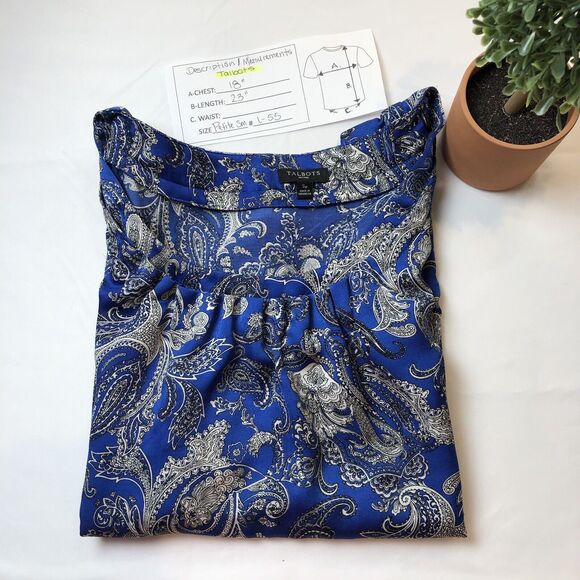 Talbots Blouse Sleeveless - Picture 12 of 15